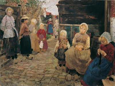 Zandvoort 的 Fischerkinder 作者 弗里茨·冯·乌德