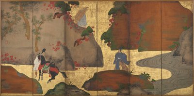 常春藤巷，1700年代。 作者 深江Roshu