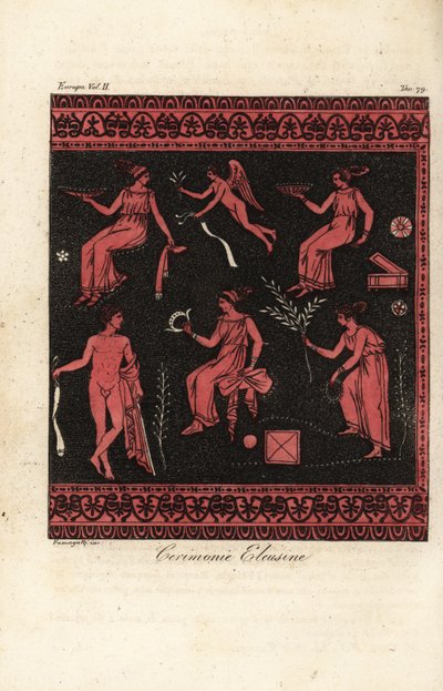 Eleusinian Mysteries（埃琉西尼神秘仪式），希腊埃琉西斯的德墨忒耳和珀耳塞福涅崇拜的启蒙仪式 作者 富马加利富马加利