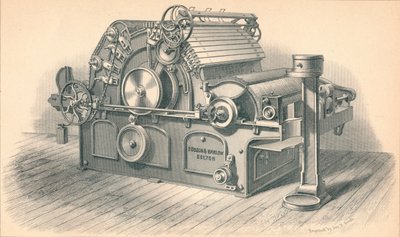 多布森和巴洛-博尔顿的自剥式梳理机"，1874年 作者 英国史密斯