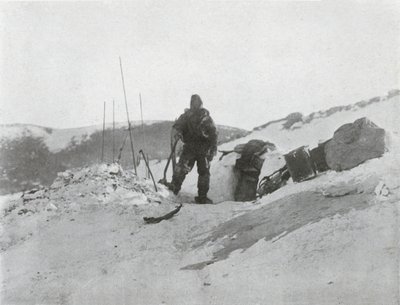 1912年，1913年，冰屋门上的布朗宁 作者 G.默里·列维克