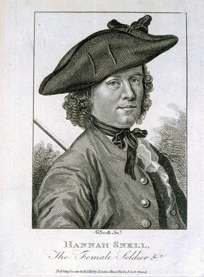 Hannah Snell，女兵，由RS Kirby出版，1804年 作者 斯科特
