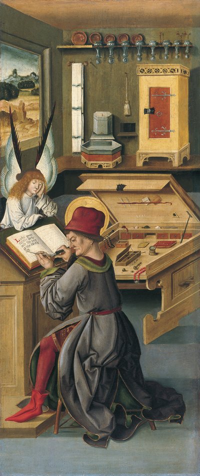 圣马太福音传教士，1478年 作者 加布里埃尔·马莱斯基彻（GabrielMälesskircher）