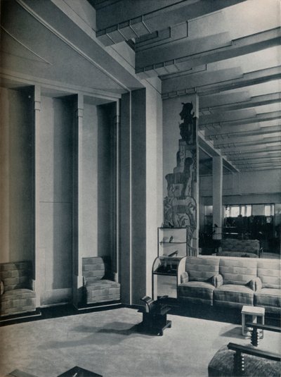 旧金山Roos Bros.Shoe Salon角落，1930年 作者 加布里埃尔·穆兰（Gabriel Moulin）