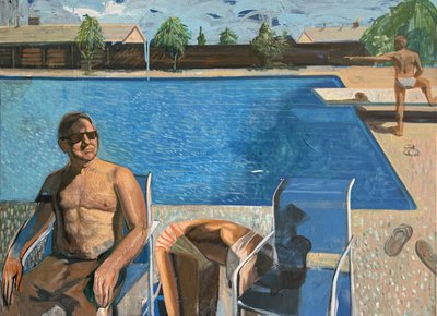 夏日烦扰》，2024 年（布面油画） 作者 加布里埃尔·帕尔马