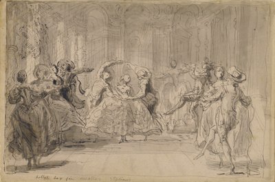 芭蕾舞剧《侠仙 作者 Gabriel de Saint-Aubin