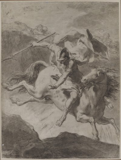 马尔库斯-库尔提乌斯之死 作者 加埃塔诺·甘多尔菲（Gaetano Gandolfi）
