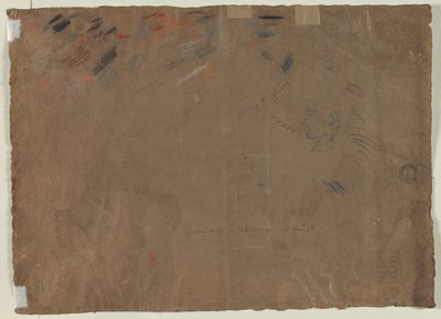 头像素描（背面） 作者 加埃塔诺·甘多尔菲（Gaetano Gandolfi）
