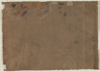 头像素描，1780年代。 作者 加埃塔诺·甘多尔菲（Gaetano Gandolfi）