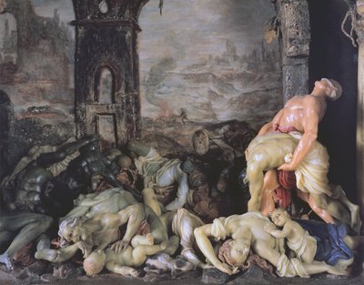 瘟疫，1691-94蜡细节309482 作者 加埃塔诺·朱利奥·尊博（Gaetano Giulio Zumbo）