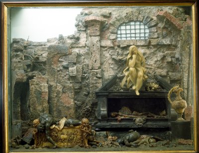 死亡剧场：Vanitas（混合媒体） 作者 加埃塔诺·朱利奥·尊博（Gaetano Giulio Zumbo）