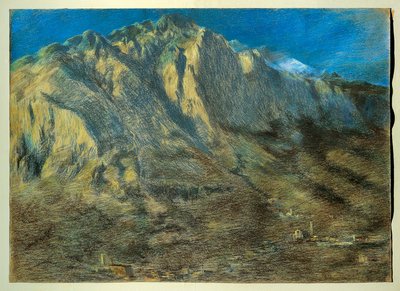 雷塞根山 作者 加埃塔诺·普雷维亚蒂（Gaetano Previati）