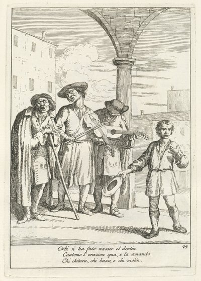 Fà ballar i Cani (街头艺人) 作者 加埃塔诺·宗皮尼