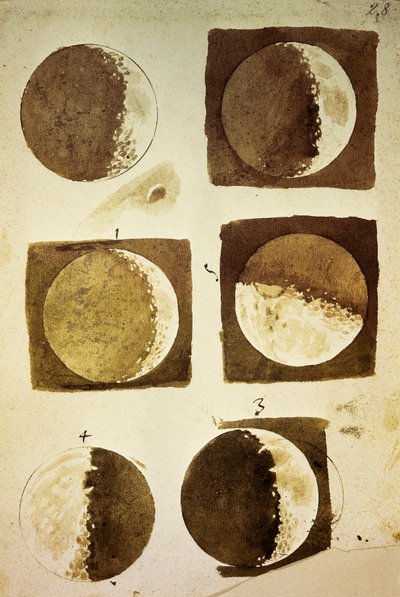 Sidereus Nuncius（星空使者），附有月相和月球表面的图画 作者 伽利略伽利略