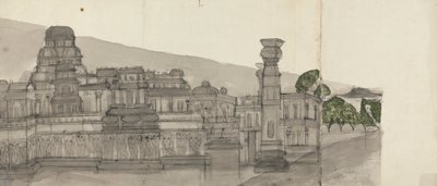 凯拉萨外观 作者 Gangaram Chintaman Tambat
