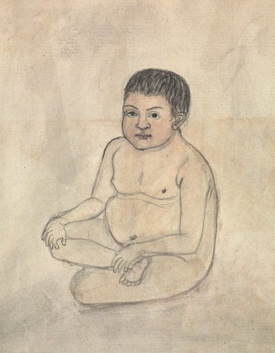 裸体儿童 作者 Gangaram Chintaman Tambat