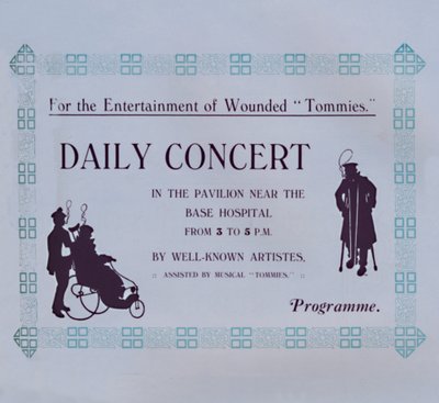 1917年的音乐会广告 作者 加拉特和阿特金森