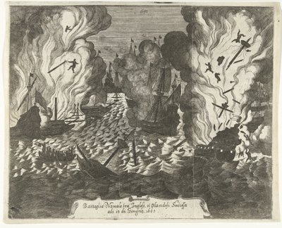 洛斯托夫特海战，1665 年
1665 年 6 月 13 日发生的英荷海战（标题见实物） 作者 加斯帕·布塔茨（归因于）