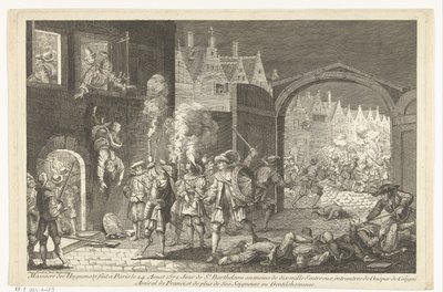 巴塞洛缪之夜，1572 年 作者 加斯帕·布塔兹（Gaspar Bouttats）