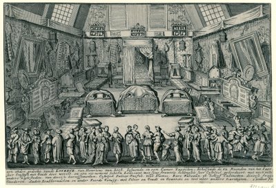 安特卫普Henricus van Soest的抽奖活动 作者 加斯帕·布塔兹（Gaspar Bouttats）