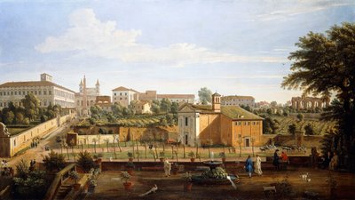 党卫军教堂。来自Vigna Ciccolini的Marcellino e Pietro， 作者 加斯帕·范·威特尔