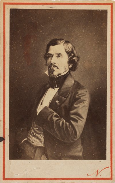 Eugene Delacroix 1798-1863的肖像，1858年。 作者 加斯帕德·费利克斯·纳达尔