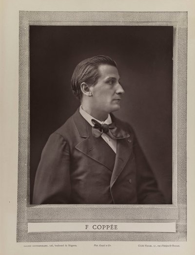 诗人François Coppée的肖像，1842-1908年，约1875年。 作者 加斯帕德·费利克斯·纳达尔