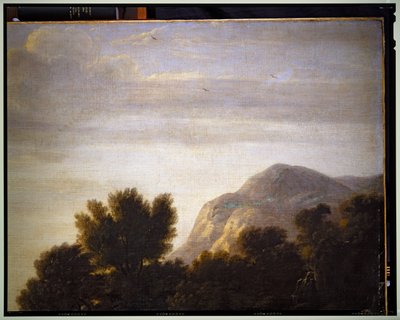 意大利风景，细节，日期不详 作者 加斯帕德·普桑·杜格（Gaspard Poussin Dughet）