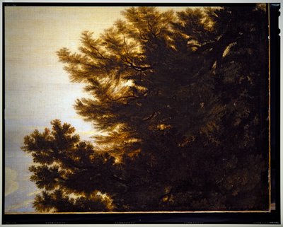 意大利田园风光，细节，日期不详 作者 加斯帕德·普桑·杜格（Gaspard Poussin Dughet）