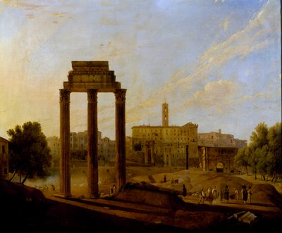 Rome: view of the Forum looking towards the Capitol 作者 加斯佩·加布里埃利（Gaspare Gabrielli）