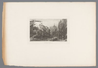 萨兰附近的溪流景观
Le ruisseau à Salins（作品名称）
1875 年的法国蚀刻版画（系列标题）
L