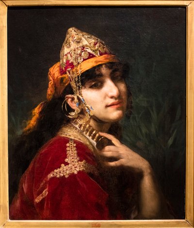 哈利玛（布面油画） 作者 加斯顿·圣皮埃尔