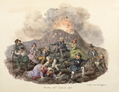 维苏威火山的下降 作者 加蒂和杜拉