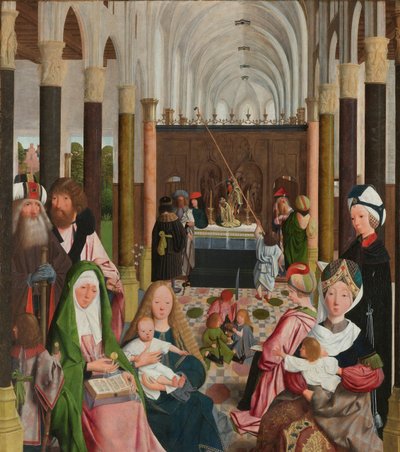 神圣的亲情 作者 Geertgen tot Sint Jans (车间)
