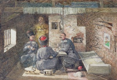 1855年，位于俄罗斯的Cossak Hut内部，距离Kertch西部12英里 作者 通用电子战
