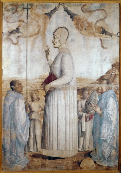 Lawrence Giustiniani或Lorenzo Giustiniani（木板画 作者 外邦人贝里尼