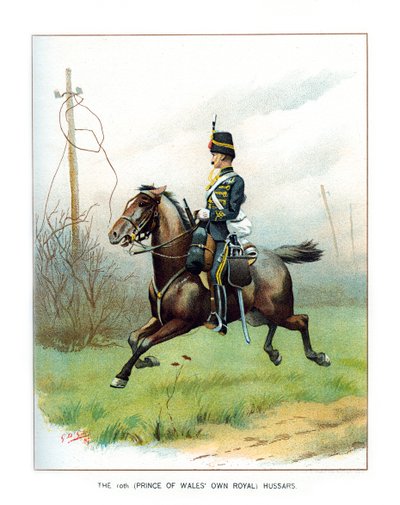 威尔士王储第十世，皇家th骑兵，约建于1890年。 作者 杰弗里·道格拉斯·吉尔斯