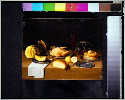 厨房静物（铜） 作者 格奥尔格 (Georg) Flegel