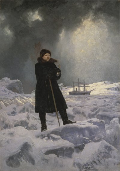 探索者AE Nordenskiold，1886年 作者 乔治·罗森（Georg Rosen）