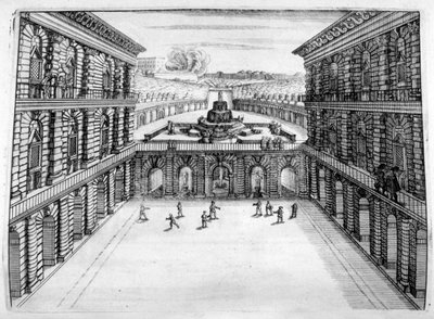 城堡和花园设计，1664年 作者 乔治·安德里亚斯·博克勒