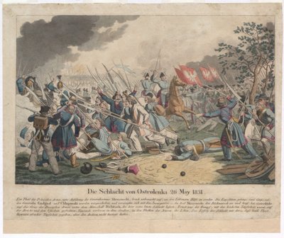 1831年5月26日，奥斯特罗莱卡战役 作者 乔治·本尼迪克特·旺德（Georg Benedikt Wunder）