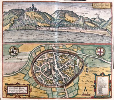德国科赫姆 - 格奥尔格-布劳恩（Georg Braun）1617 年创作的《地球公民》（Civitates Orbis Terrarum）中，科隆 作者 乔治·布劳恩