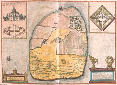 丹麦 - 格奥尔格-布劳恩（Georg Braun）1617 年在科隆创作的 "Civitates Orbis Terrarum "一书中 作者 乔治·布劳恩