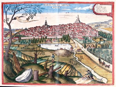 德国马里恩贝格 - 格奥尔格-布劳恩（Georg Braun）1617 年创作的 "Civitates Orbis Terrarum"，科隆 作者 乔治·布劳恩