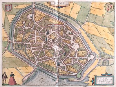 法国鲁恩、尼姆和波尔多--载于格奥尔格-布劳恩 1617 年创作的《Civitates Orbis Terrarum》，科隆 作者 乔治·布劳恩