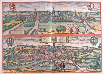 德国沃伯格苏埃斯特 - 格奥尔格-布劳恩（Georg Braun）1617 年创作的 "Civitates Orbis Terrarum"，科隆 作者 乔治·布劳恩