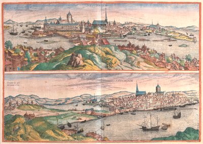 瑞典斯德哥尔摩 - 格奥尔格-布劳恩（Georg Braun）1617 年创作的《地球公民》（Civitates Orbis Terrarum）中，科隆 作者 乔治·布劳恩