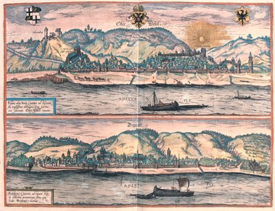Vosavia (Ficelia) Oberwesel - 德国博帕德 - 载于 Georg Braun 1617 年创作的《Civitates Orbis Terrarum》，科隆 作者 乔治·布劳恩