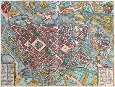 波兰弗罗茨瓦夫 - 格奥尔格-布劳恩（Georg Braun）1617 年创作的《地球公民》（Civitates Orbis Terrarum），科隆 作者 乔治·布劳恩