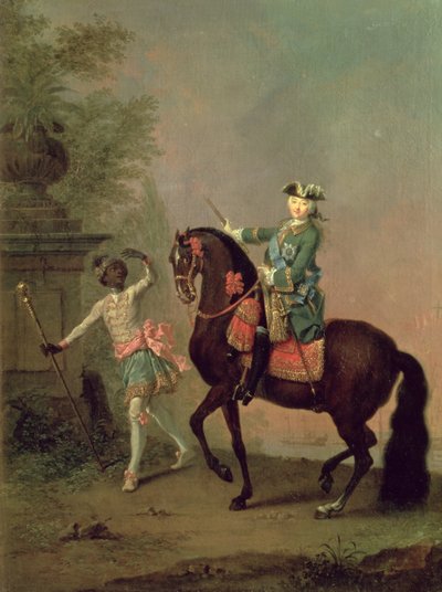 伊丽莎白·彼得罗夫娜女皇的肖像 作者 乔治·克里斯托夫·格罗斯（Georg Christoph Grooth）